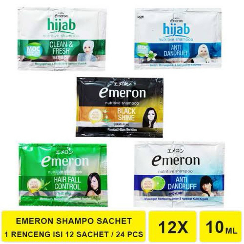 EMERON SHAMPO 1 RENCENG ISI 12 SACHET / 24 PCS