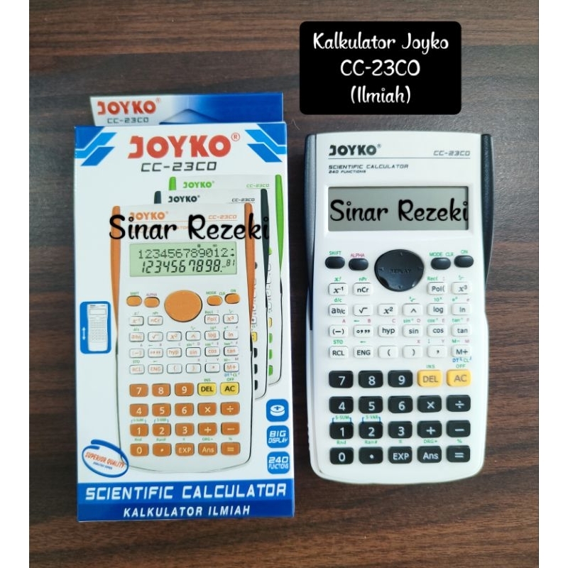 

1 buah!!CC-23CO!!Kalkulator ilmiah joyko/kalkulator kuliah/scientific calculator