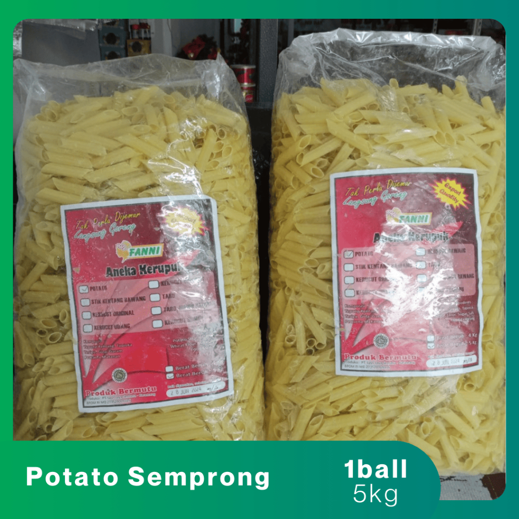

KERUPUK KENTANG MENTAH 5KG TERENAK