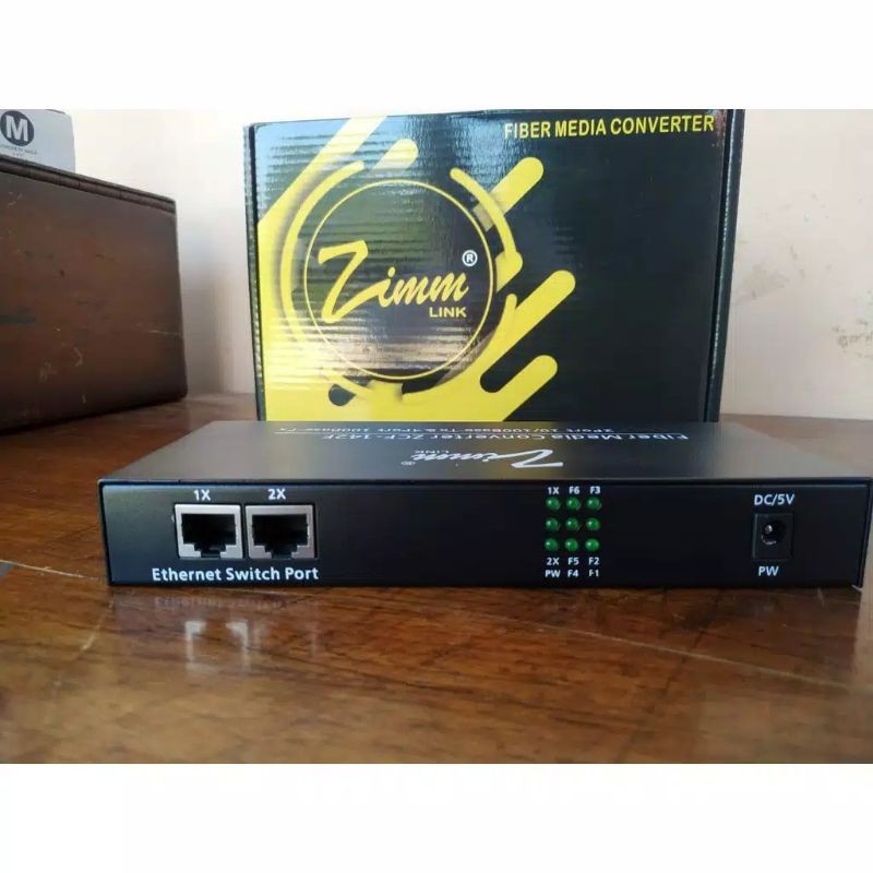 Converter Zimmlink Zcf-162F 4 FO 2 LAN