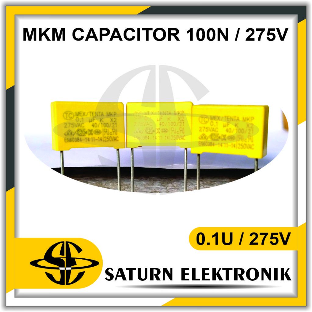 CAPACITOR MKT 100N 275V