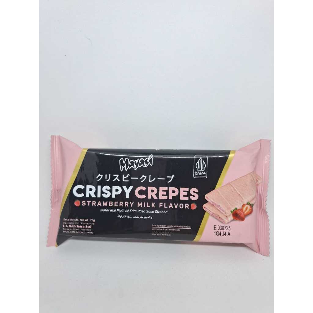 

Mayasi Crispy Crepes 75gr / Strawberry / Choco Banana / Choco