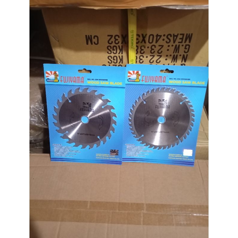 Fujiyama Saw blade 6 inch Mata gergaji bulat bundar 6 inch potong dan belah kayu