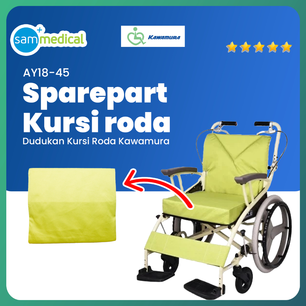 Kawamura Spare Part Dudukan Kursi Roda AY 18 (85) / Dudukan kawamura / Jok kursi roda