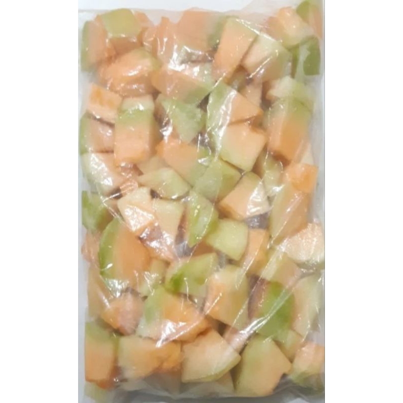 

Buah Beku Potongan Rock Melon Sweet Manis Premium