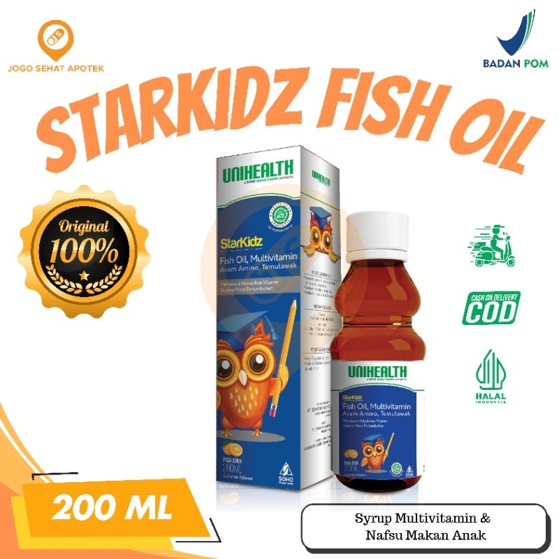 Fish Oil Starkidz Multivitamin Nafsu Makan Anak