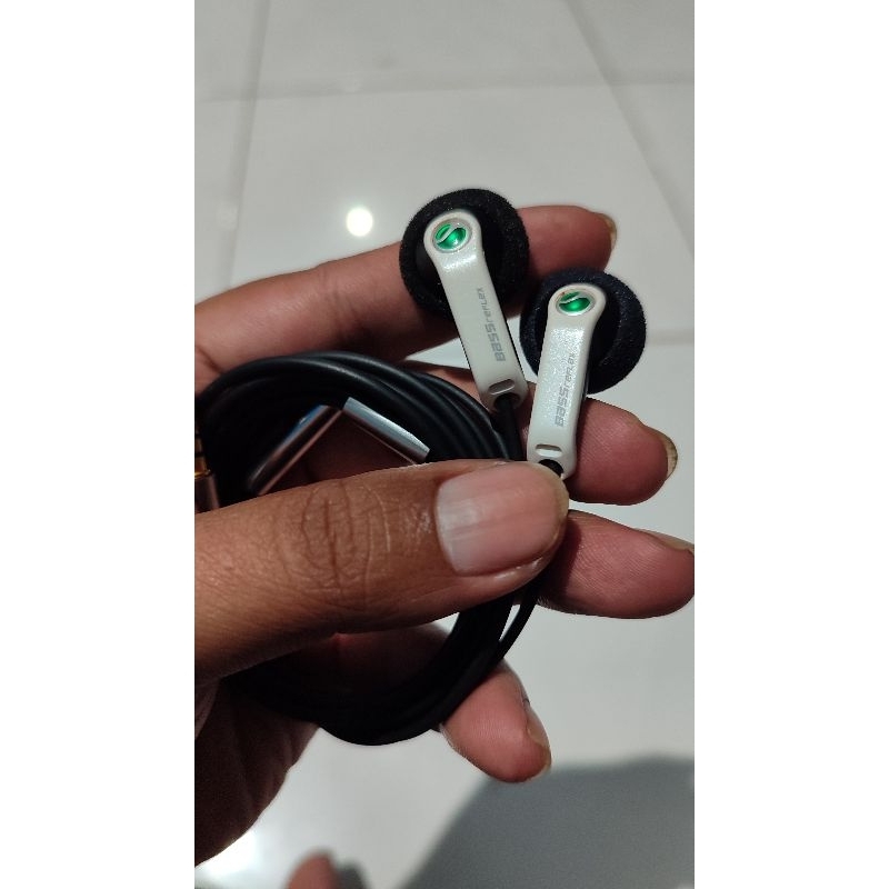 Headset Sony HPM-64 Bass Reflex Recable with Mic