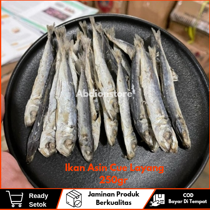 

Murah Ikan Asin Cue Japuh/ Layang / Deles Fresh 250gr Enak Terjangkau