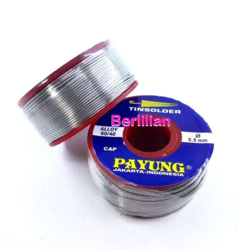 Timah Solder Payung 250gram Dia : 0,8mm / Timah Solder PAYUNG 250 gram