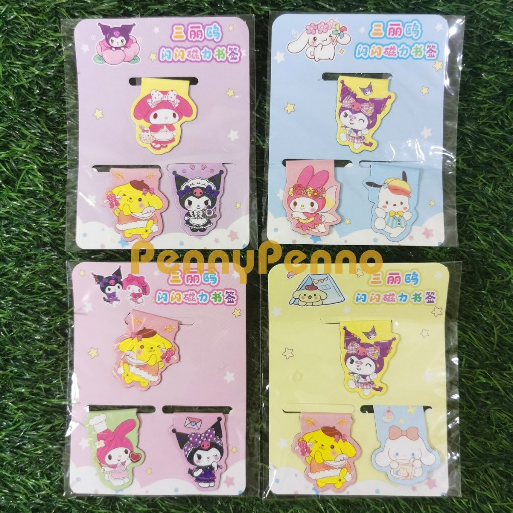 

Pembatas Buku Magnet Sanrio Cinnamoroll Kuromi Melody (1 Set isi 3 Pcs)