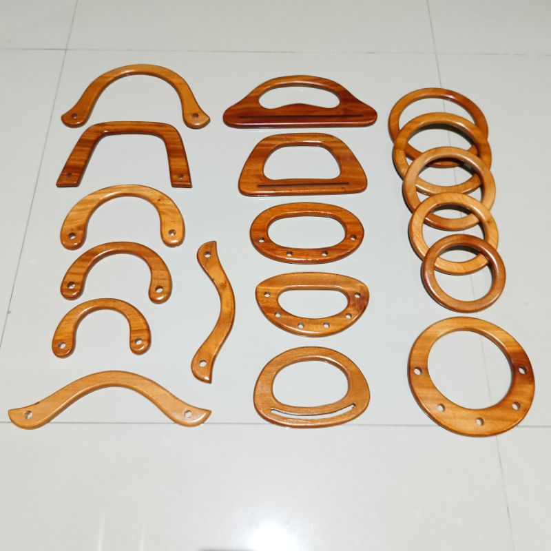 Handle Kayu | Pegangan Tas | Handle Tas
