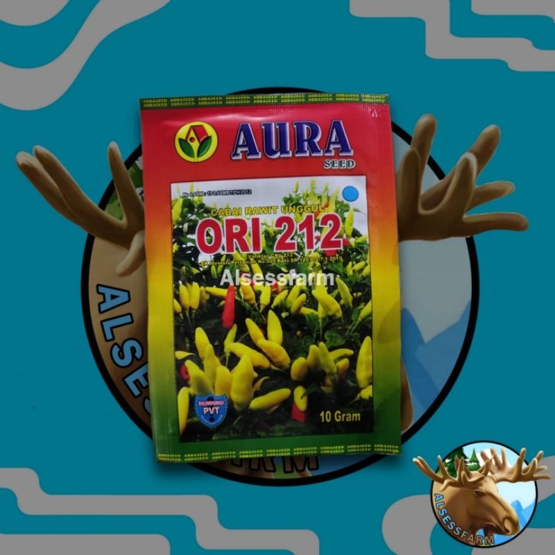 

benih cabai rawit Ori 212 kemasan 10 gram aura seed
