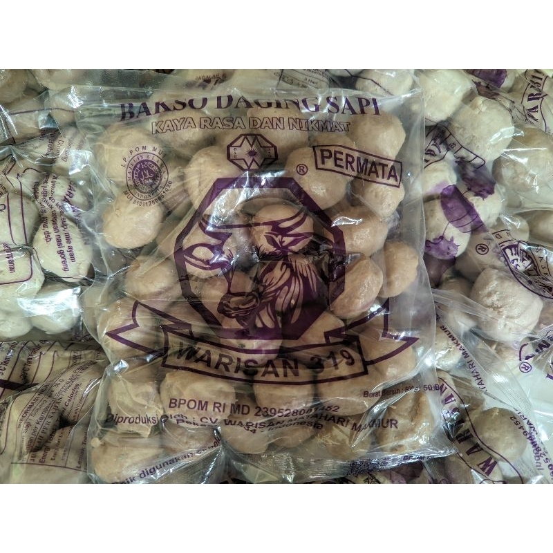 

Bakso cuanki warisan 319 isi 100 pcs(2 bungkus)