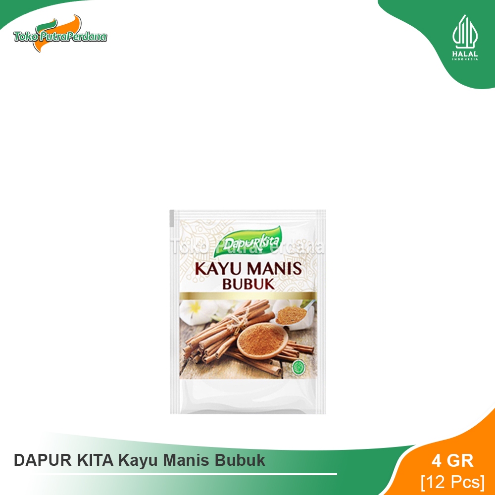 

DAPUR KITA Kayu Manis Bubuk 4gr (12 Pcs)