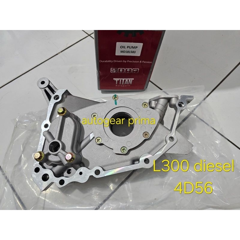 Oil pump pompa oil L300 diesel 4d56 Titan