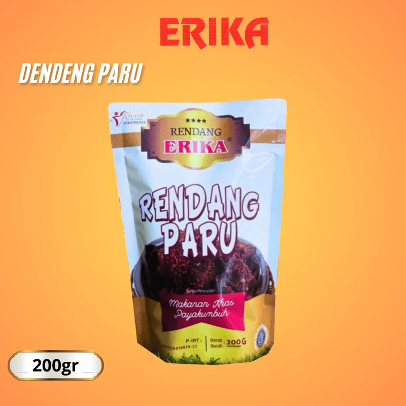 

ERIKA - Rendang Paru 500 gr Padang khas Minang By Erika