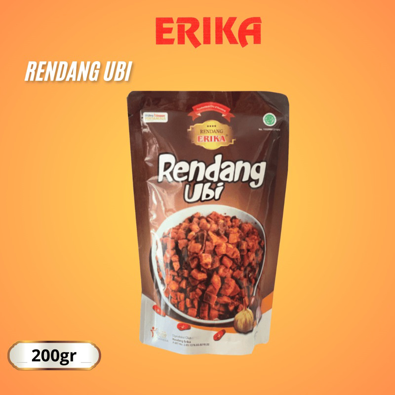 

ERIKA - Rendang Ubi Kemasan Khas Kota Rendang Kota Payakumbuh - Oleh oleh Padang