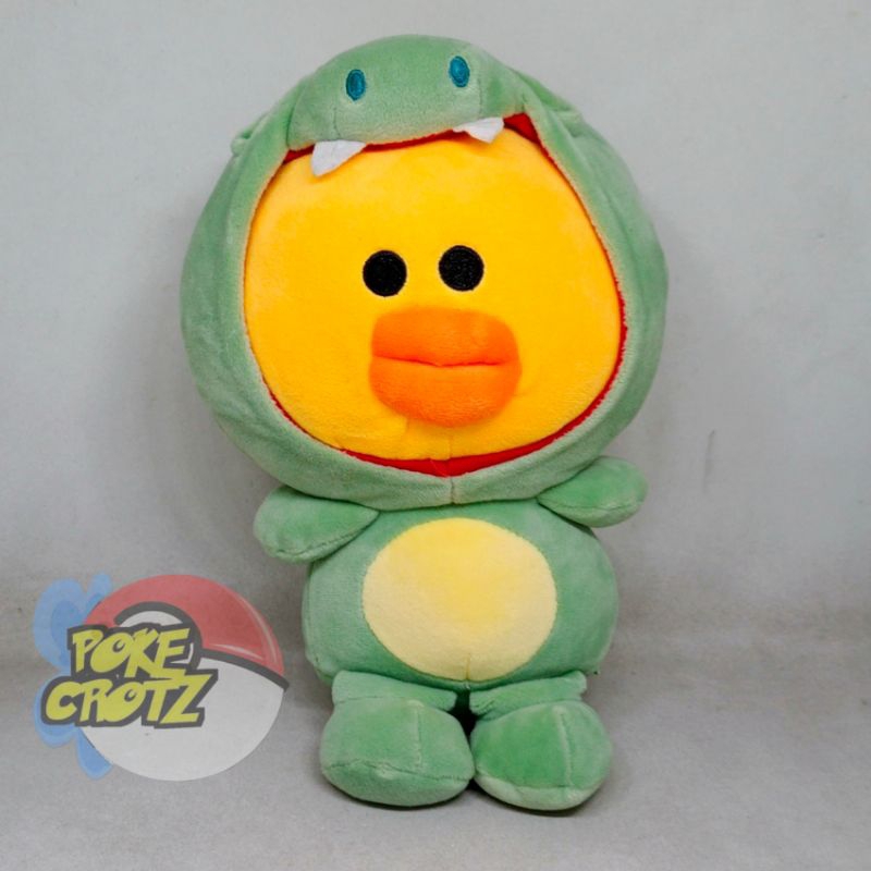 Boneka LINE FRIENDS Dinosaur Sitting Doll Dino Sally Plush 21cm