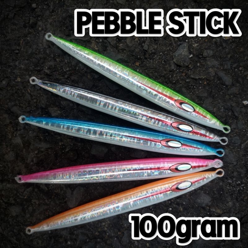 METAL JIG 100gram PEBBLE STICK by MR JIG