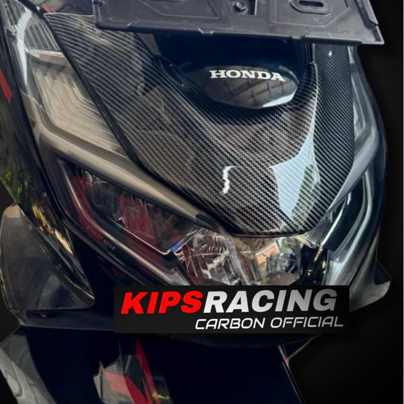 COVER DASI PCX 160 CARBON GLOSY ▪️Cover dasi pcx 160 carbon KIPS racing variasi pcx 160 aksesoris pc