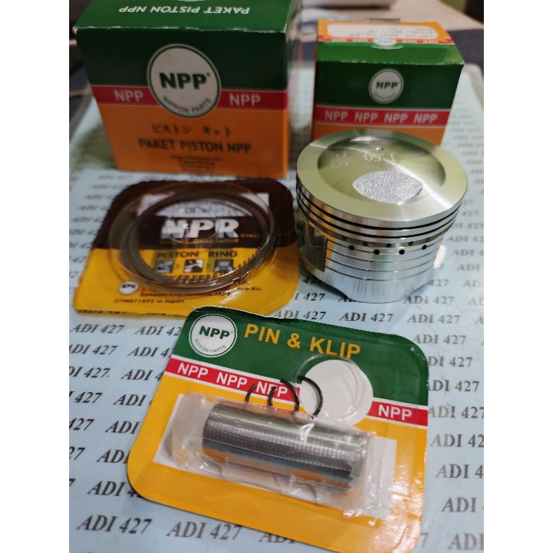 PISTON KIT SEHER SET RING BORE UP 130 CC YAMAHA JUPITER Z XB/VEGA ZR VEGA R NEW CRYPTON OS/OVER SIZE