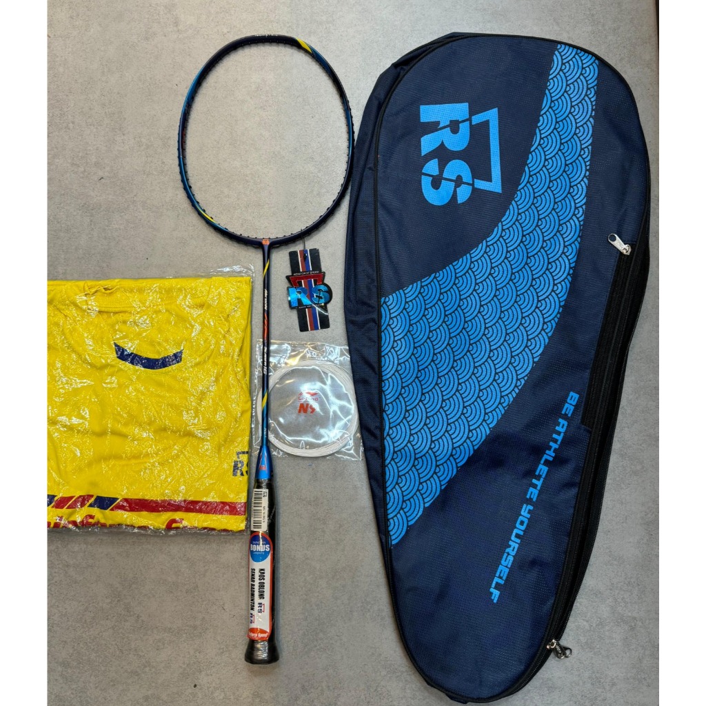Raket Badminton Rs Micron Saber 16 NG II Free Kaos,Senar,Tas Original
