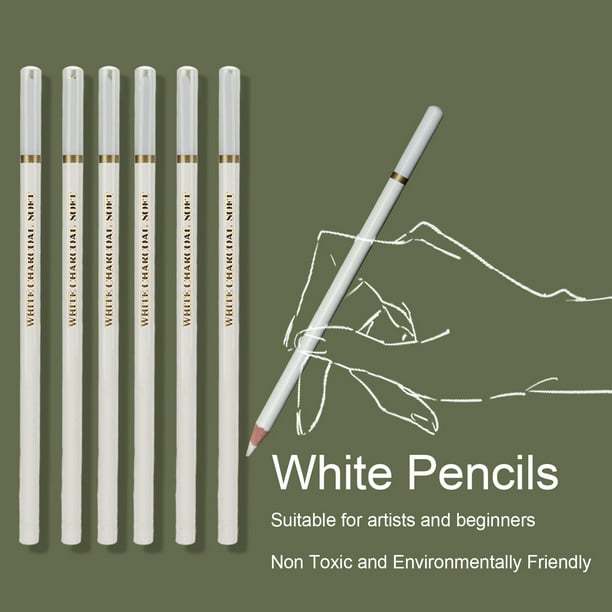 

Pensil Charcoal Putih Soft Satuan / White Pencil Charcoal