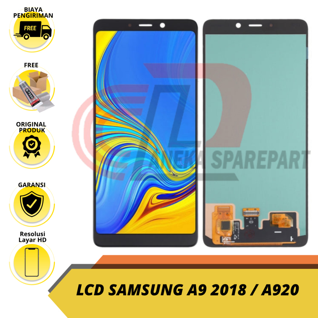 LCD TOUCHSCREEN SAMSUNG A9 2018 / A920 ORIGINAL BERGARANSI / FREE PACKING
