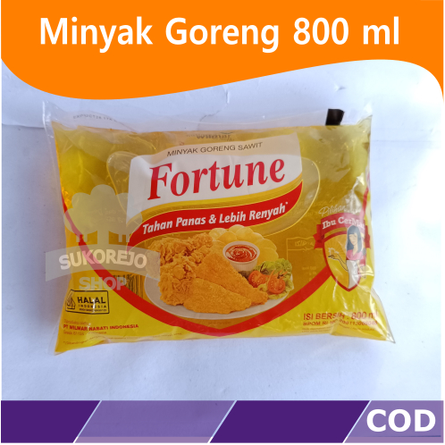 

Minyak Goreng Fortune 800 ml - Minyak Goreng Promo - Minyak Goreng Sawit - Fortune Cara Menggoreng Lebih Renyah