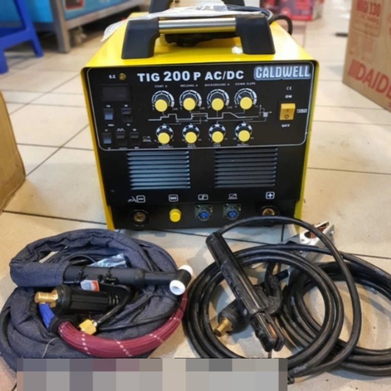 MESIN LAS ARGON CALDWELL TIG 200P AC/DC / TRAFO LAS ARGON CALDWELL TIG 200 P ACDC LAS ALLUMINIUM
