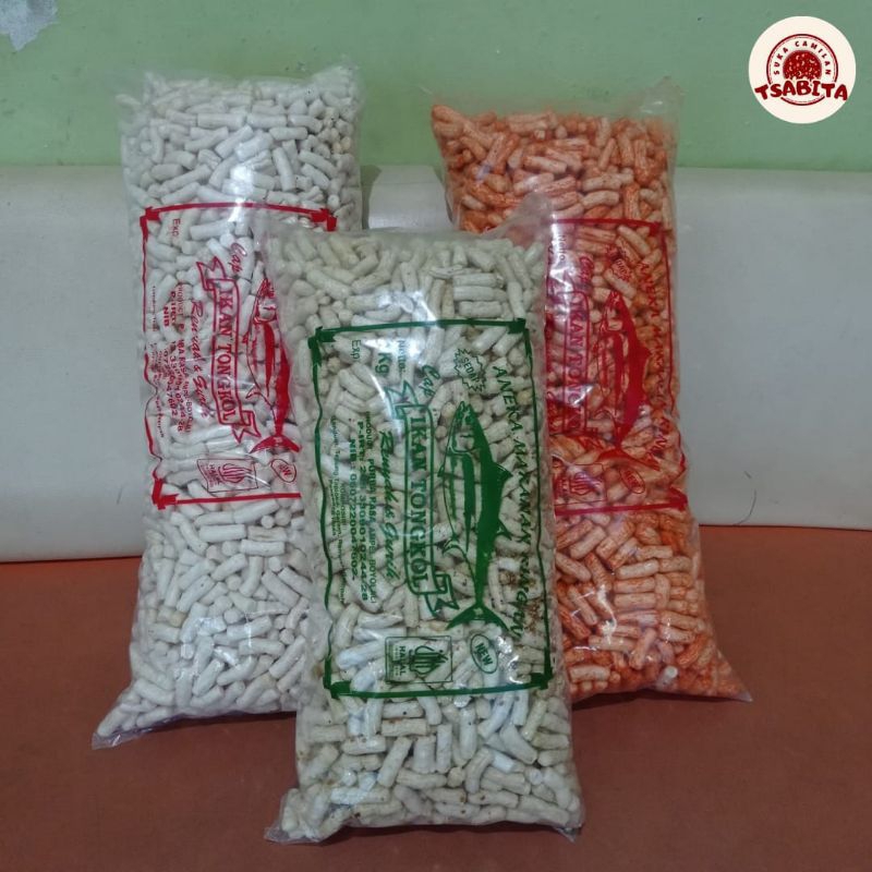 

Kerupuk Tongkol 1kg Original Lombok Ijo Balado