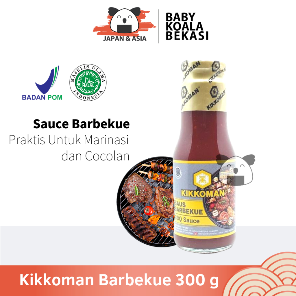 

KIKKOMAN Honey Barbeque Halal 300 g | Saus Honey Barbeque | Saus Madu - Bekasi
