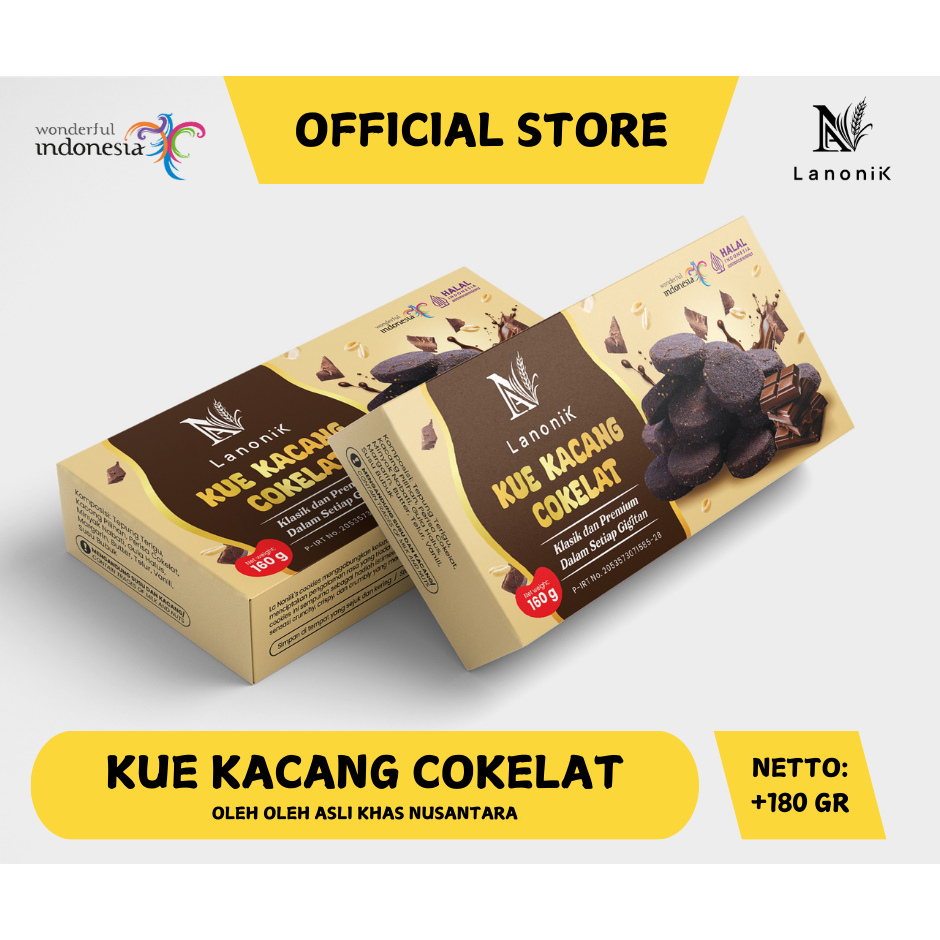 

KUE KACANG COKLAT by La Noniik | Kue kering Premium Kue Lebaran Kue Natal Oleh Oleh Malang Batu