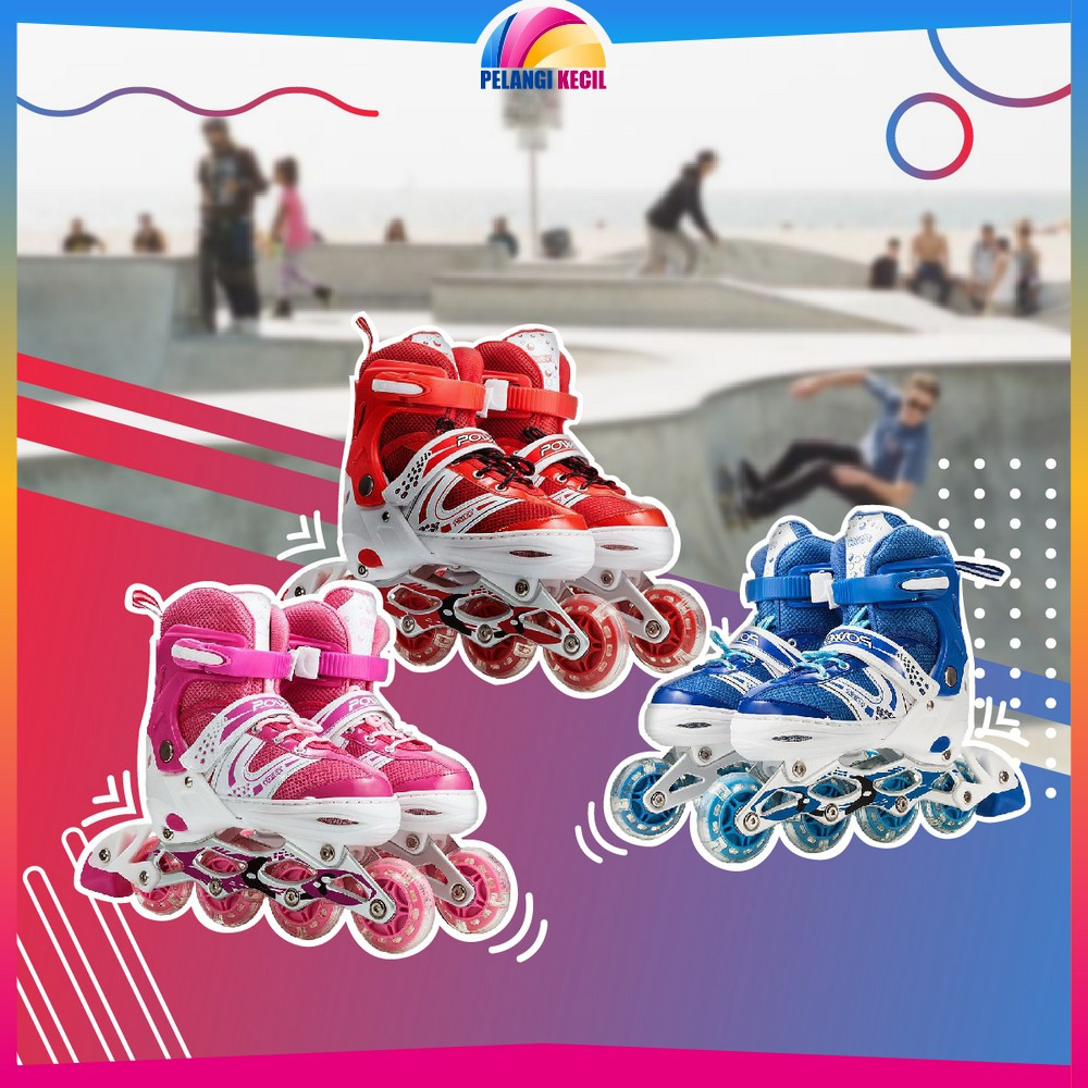 Sepatu Roda Anak Inline Skate Import Unisex / Roller Skate Sepatu Roda Bajaj Anak Laki dan Perempuan