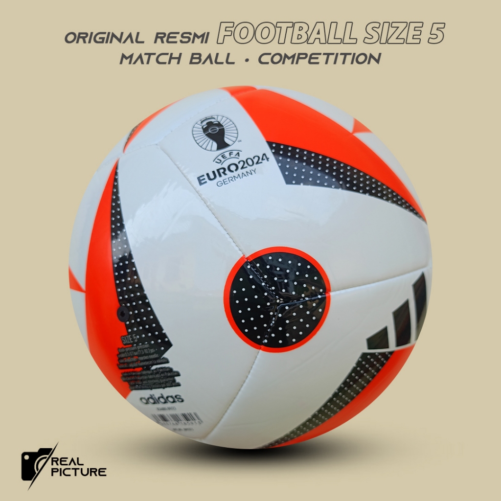 Bola Sepak Size 5 Original 100% Sepak Bola ADIDAS EURO24 Pakistan Fussballliebe