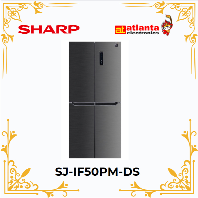 KULKAS 4 PINTU SHARP SIDE BY SIDE SJIF50PMDS