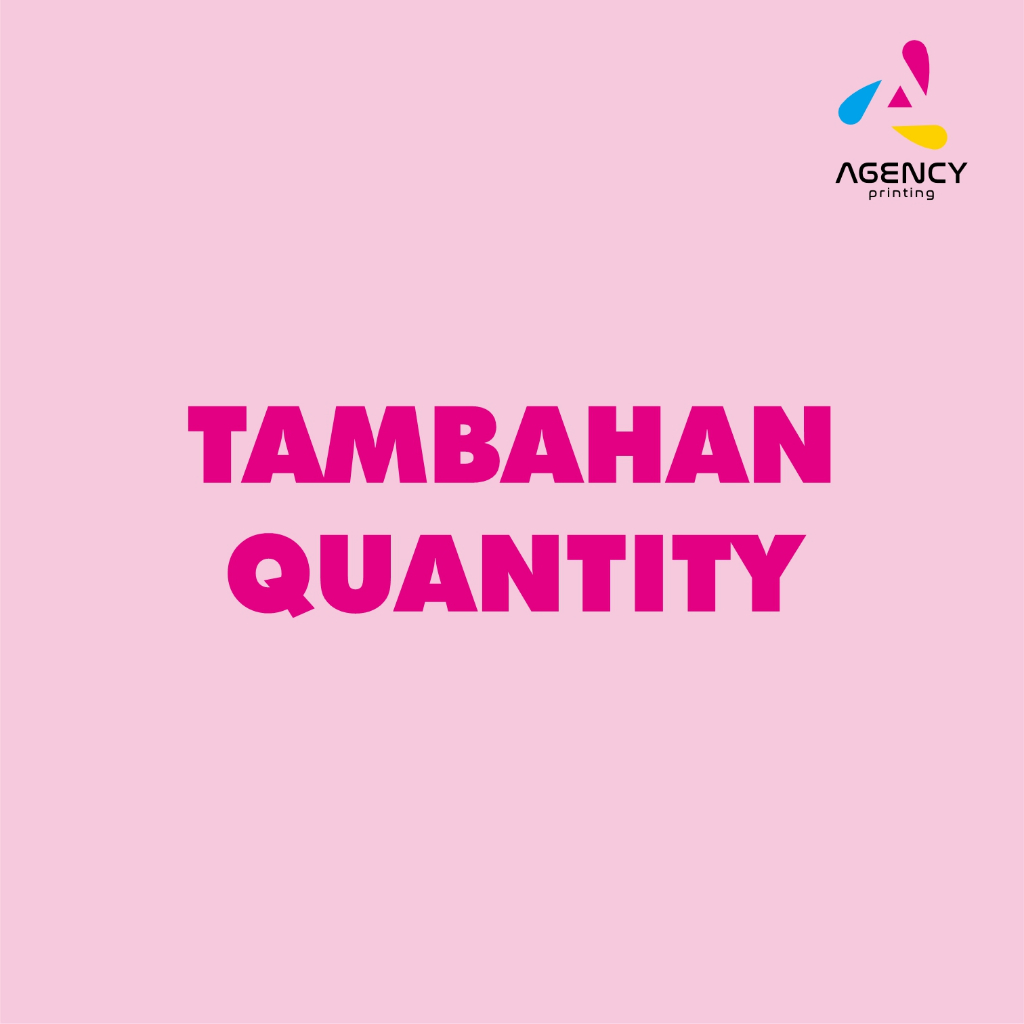

Tambahan Qty Untuk Stiker dan Art Paper Cromo / Kromo / Vinyl / Art Paper
