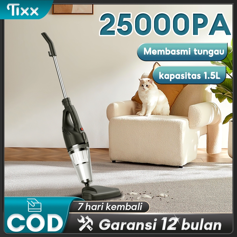 TIXX Vacum Cleaner Multifungsi Yang Kuat 25000Pa Vacuum Cleaner Penyedot Debu 2 In 1