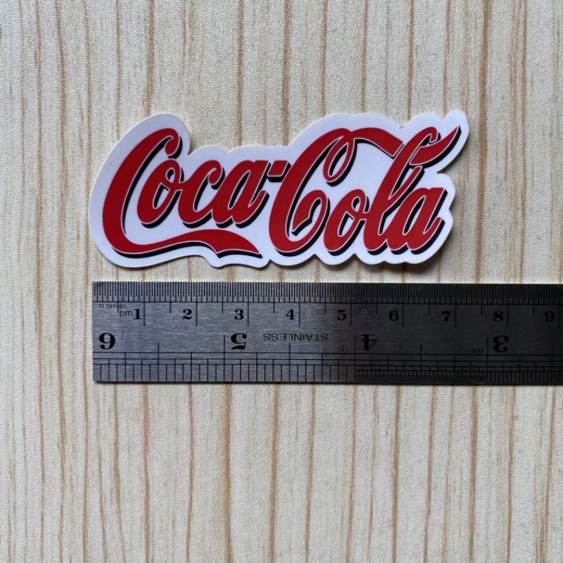 

Stiker Vinyl Waterproof Brand CocaCola