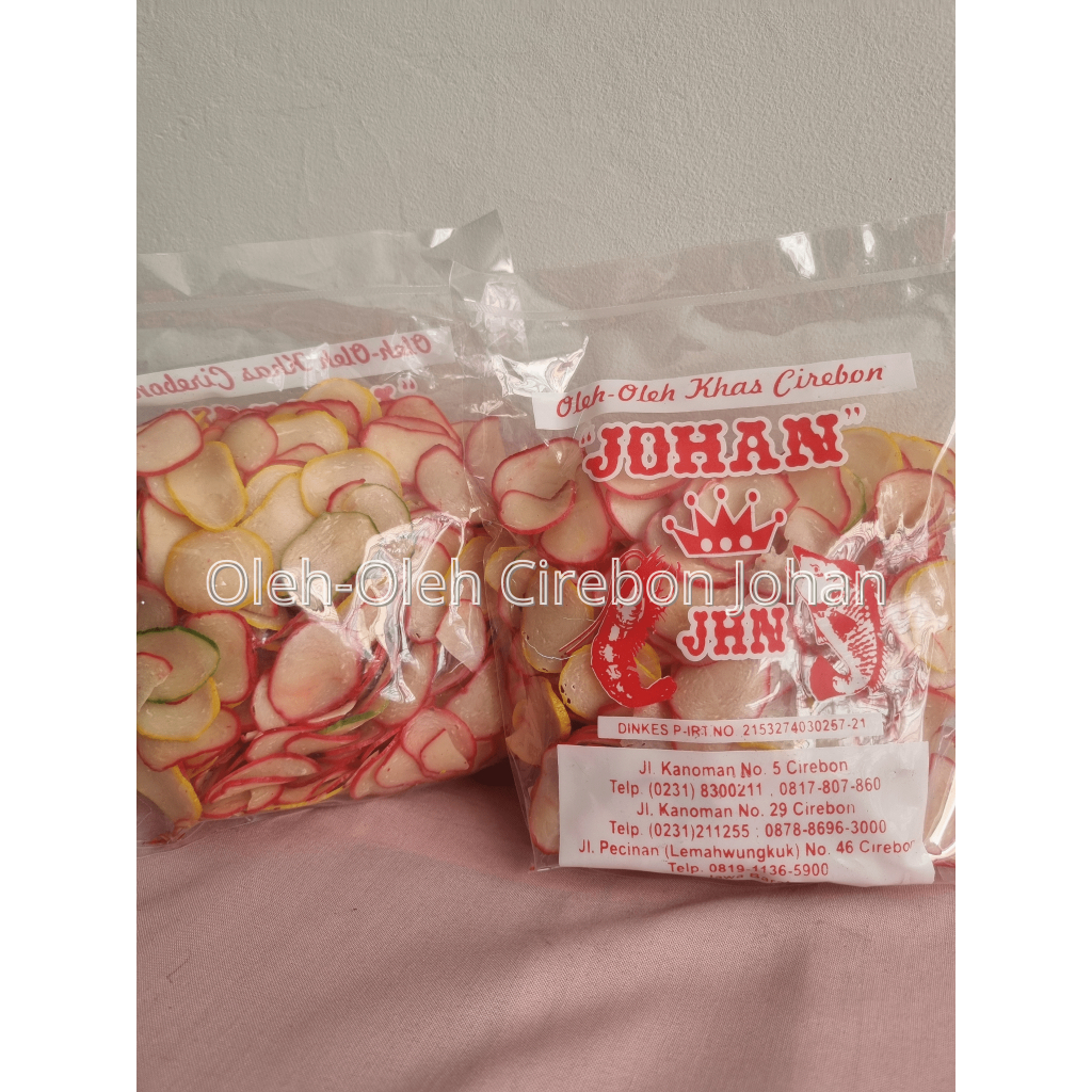 

Krupuk Bawang Warna Johan - Kerupuk Bawang Renyah - Kerupuk Bawang Lezat