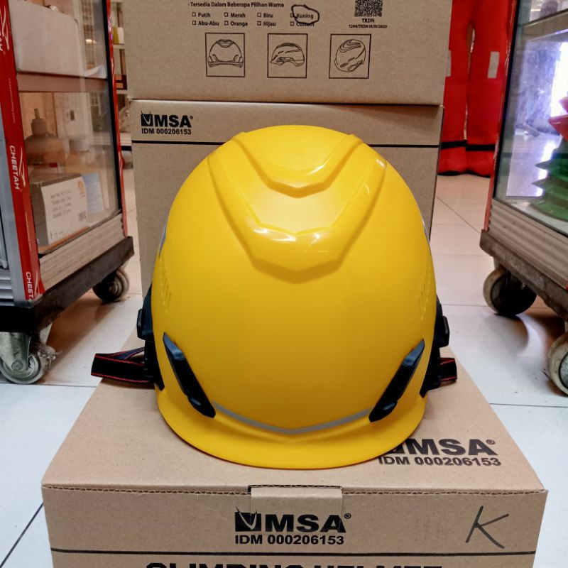 Helm Safety MSA Climbing H1 V-Gard / Helm Rescue MSA Climbing