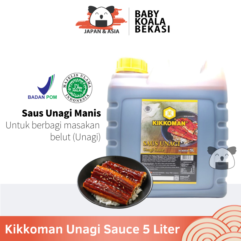 

KIKKOMAN Unagi Sauce Ikan Bakar 5 Liter Halal. - Bekasi