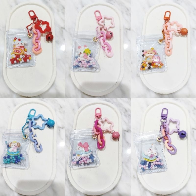 Gantungan Pouch / Gantungan HP / Gantungan Tas / Bagcharm / Keychain Lonceng Mikko