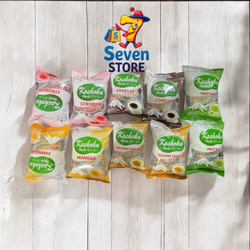 

Mochi Koshoku Kombinasi 10-20 PCS , Mochi Nyemil Asik , Snack Murah