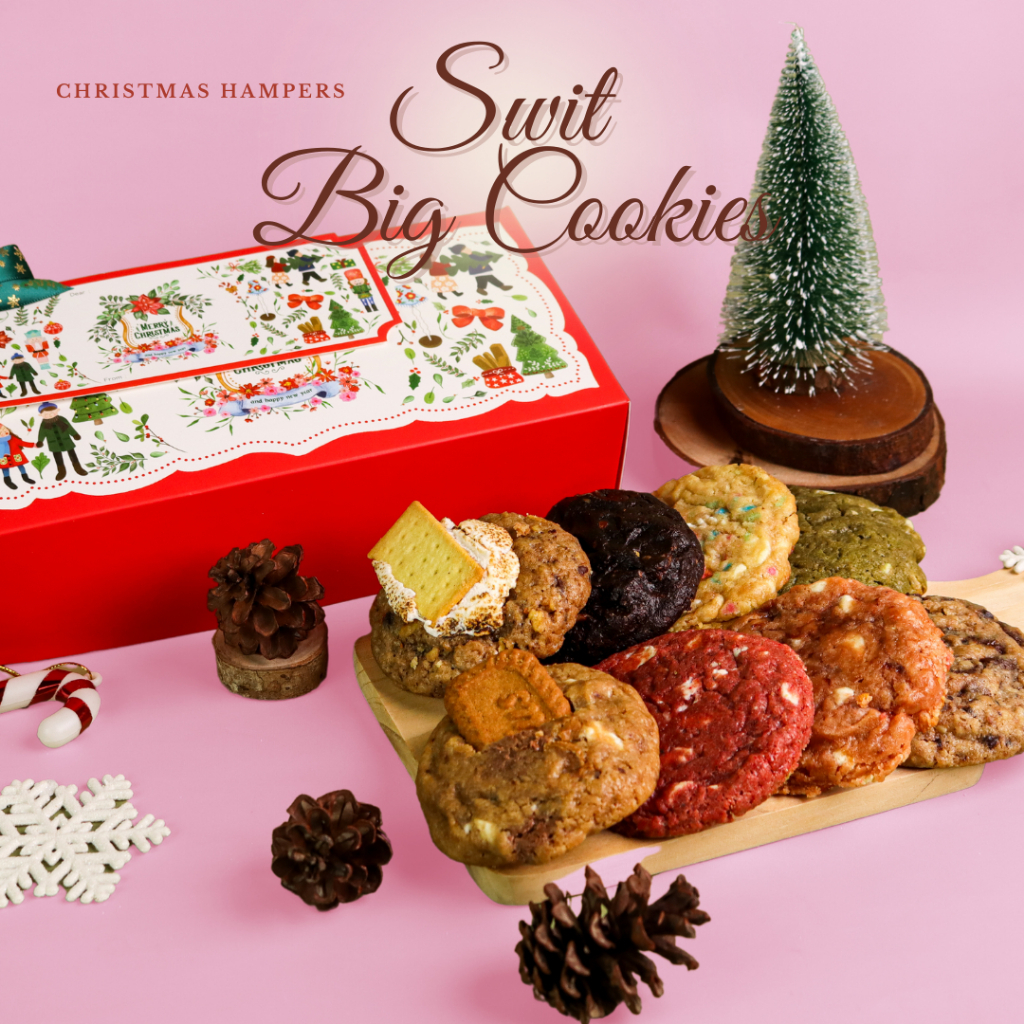 

SWIT DESSERT - Soft Cookies Premium Edisi Natal FREE Kartu ucapan & Pita Christmas Hampers Gift box