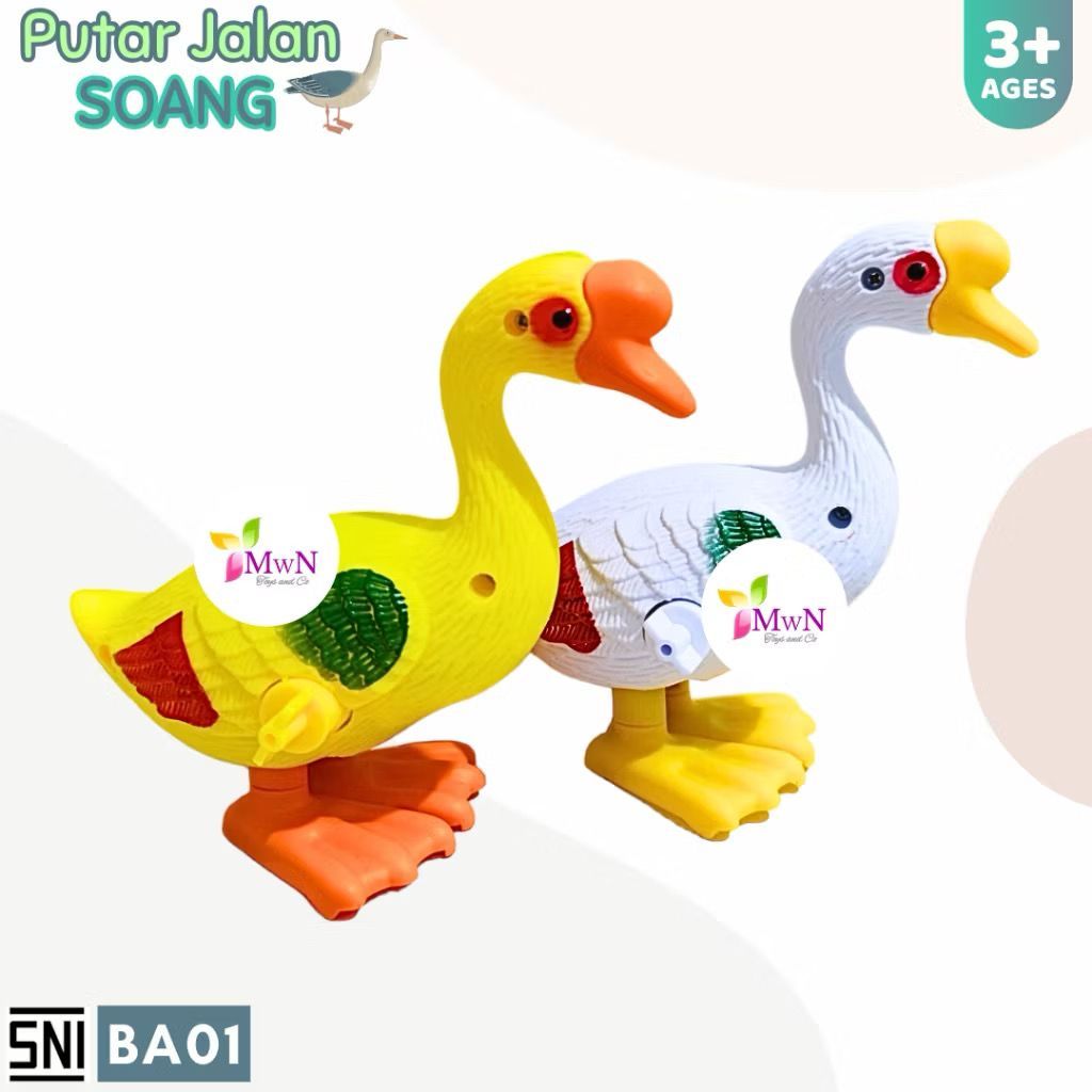 MWN Mainan Anak Angsa Putar Jalan Cute bird  Mainan Angsa Putar