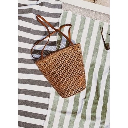 Banyuning TAS JINJING WANITA HANDMADE ATE ROTAN BALI tote bag handbag women souvenir gifts handmade