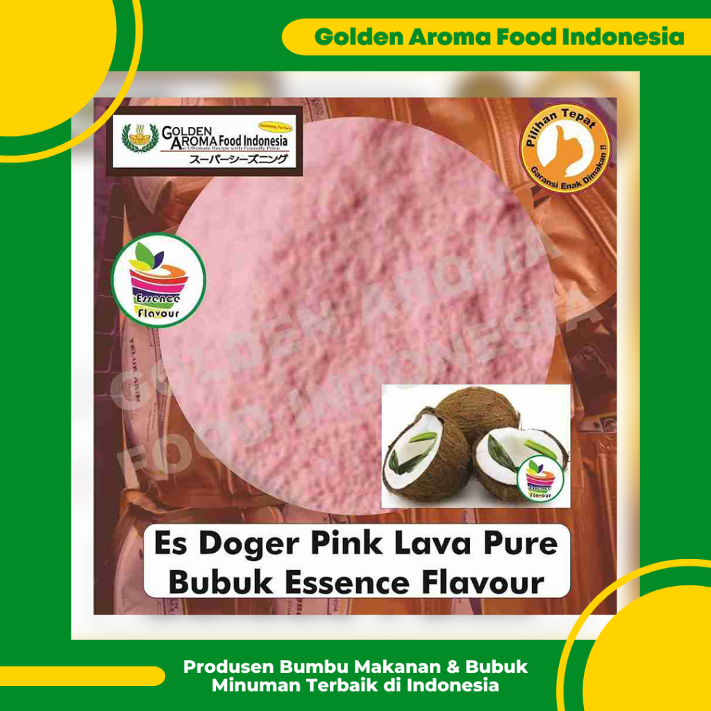 

Bubuk Es Doger Pink Lava Pure Efe 1/2kg Essen Flavor Ekstrak Es Kopyor Murni 500 Gram Tanpa Gula Flavour Essence Flavour Extract GAFI Buat Makanan dan Minuman Roti Kue Bolu Wangi Terbaik yang Bagus Bandung Jakarta Surabaya Review Suwir Nasi Bejek Umpan Pe