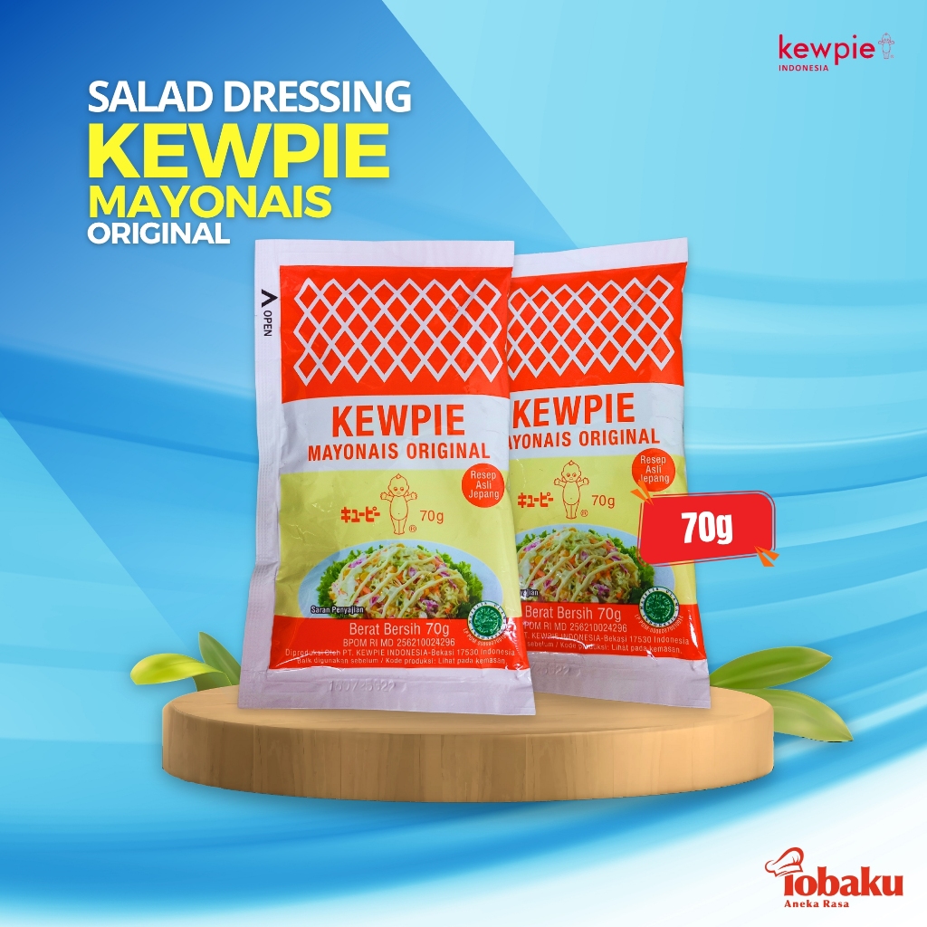 

KEWPIE Mayonais Original Kemasan Sachet 70g - Mayonnaise Salad Dressing _