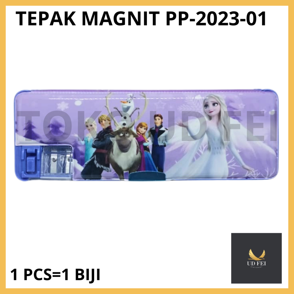 

(1 PCS=1 BIJI) Tepak 2023.01/ Tepak Magnet/ Pencil Case/ Tempat Pensil Magnet